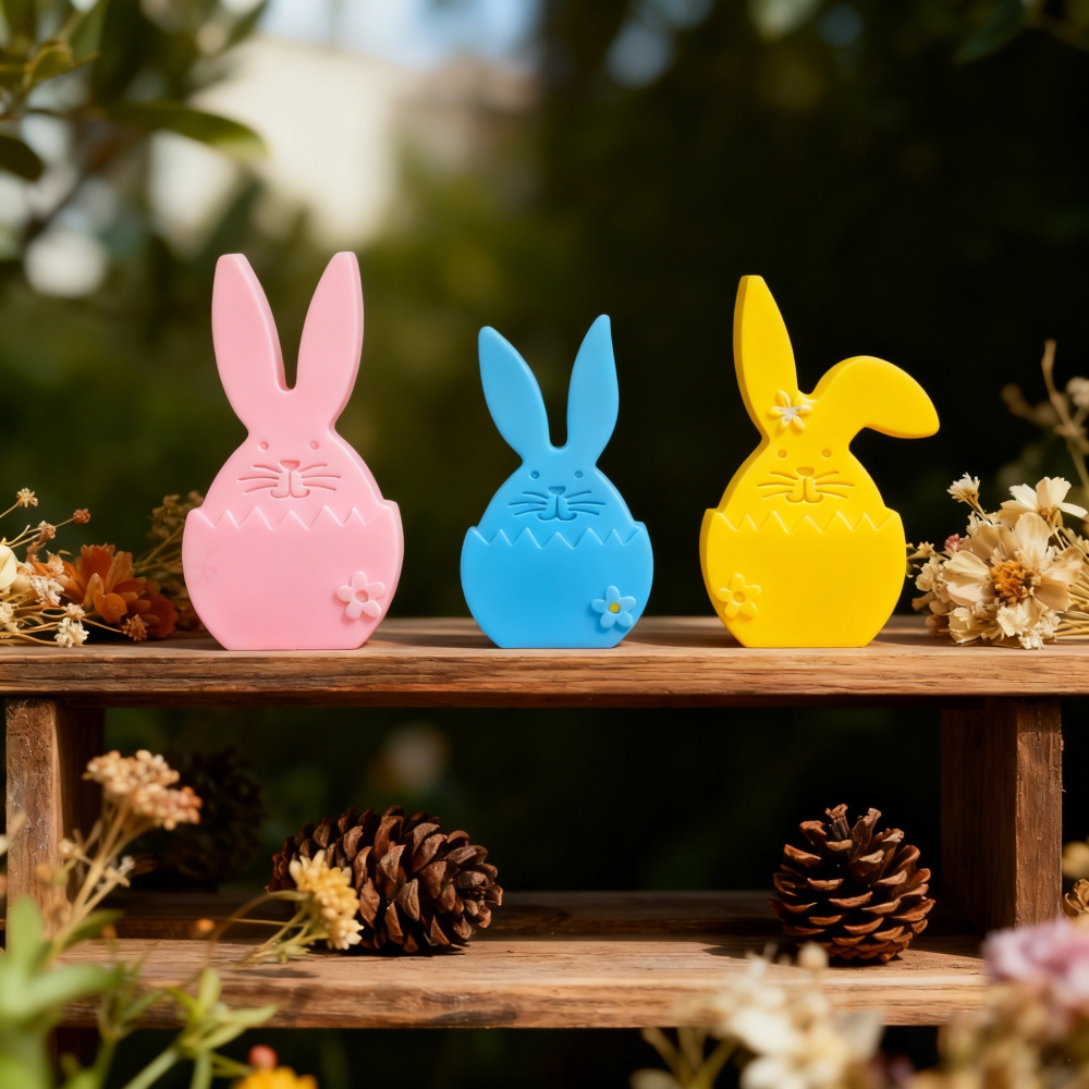 DIY イースターデコレーション レジンバニーシリコンモール - Bunny Cake Mold のレビューと価格