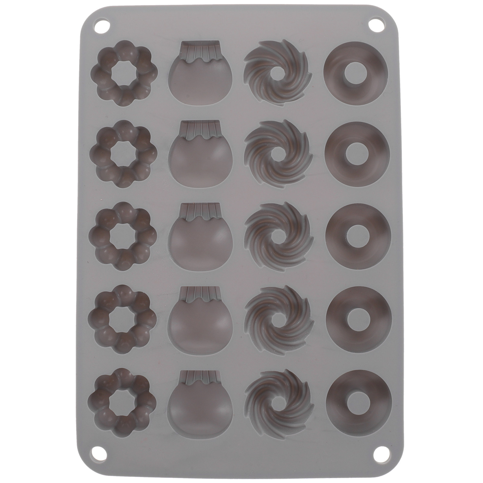 ミニシリコンドーナツ型 プレミアムノンスティック耐熱キャンデ - Donut Mold Silicone のレビューと価格